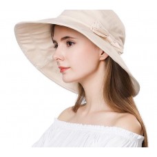 Mujer Summer Sun Hat Cotton Wide Brim Bucket Beach Accessory Protection Caps New  eb-75245564